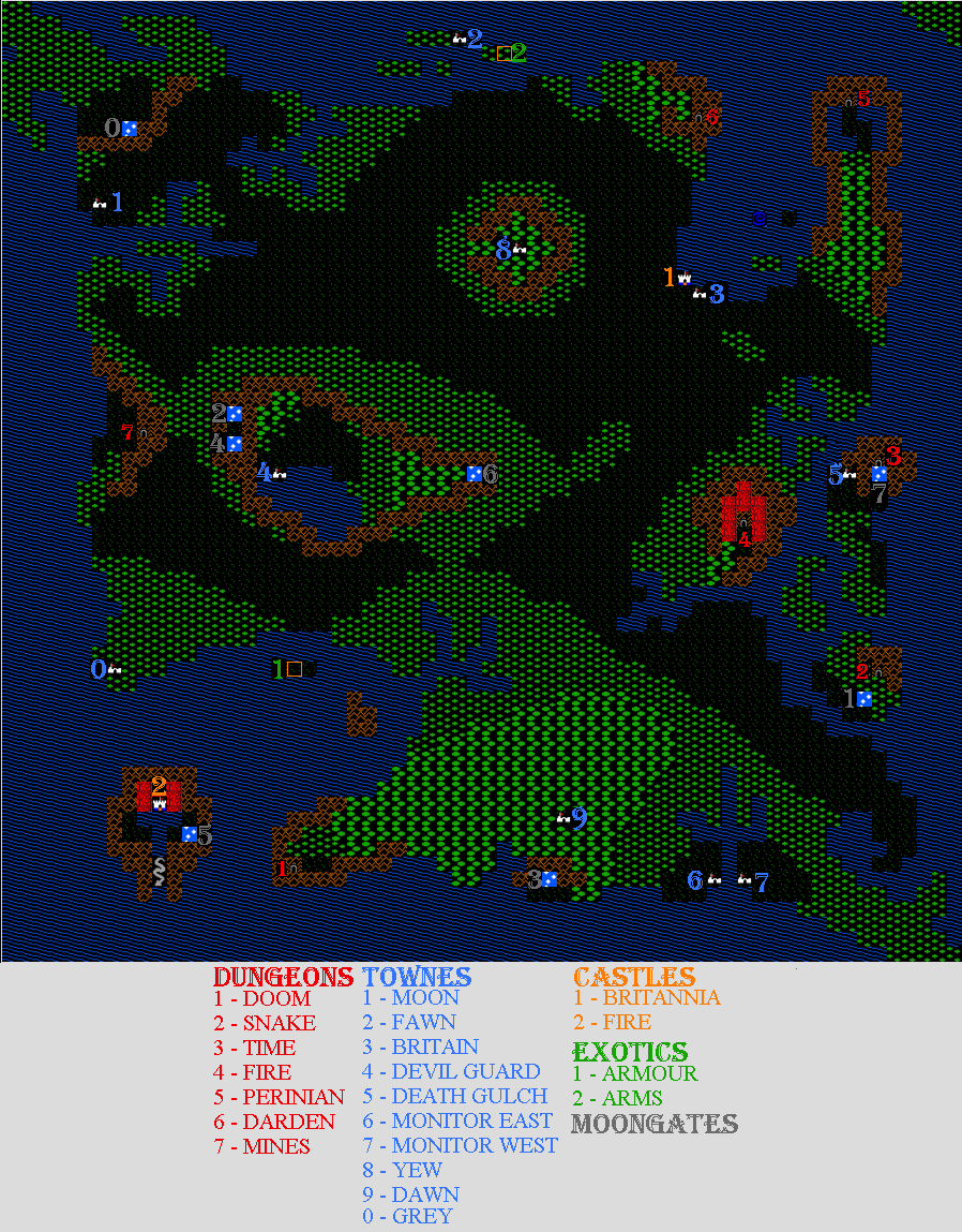 Ultima III Locations Map.gif