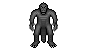 Animation of a grey lizard as is appears in Ultima Underworld.