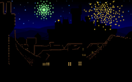 The fireworks at the end