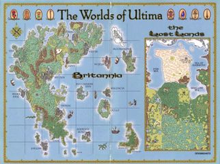 Lost Lands map - The Codex of Ultima Wisdom, a wiki for Ultima and ...
