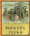 Montor East on the Ultima III cloth map