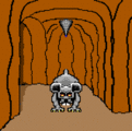 A giant rat (Ultima V, caves)