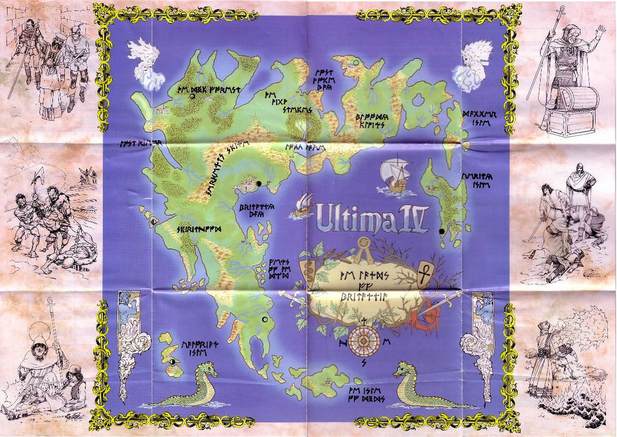 SMS map for Ultima IV - The Codex of Ultima Wisdom, a wiki for Ultima ...