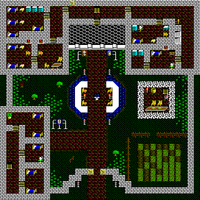 Overhead tile view of Britain's second floor in Ultima V