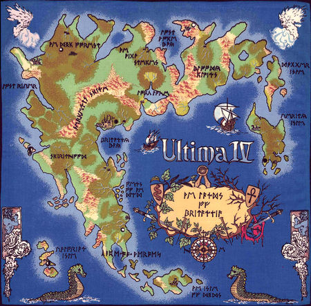 Ultima IV map of Britannia - The Codex of Ultima Wisdom, a wiki for ...