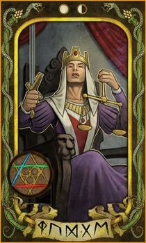 Judge Tarot Card