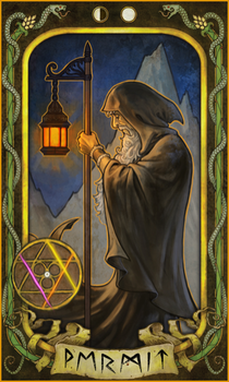 Hermit Tarot Card